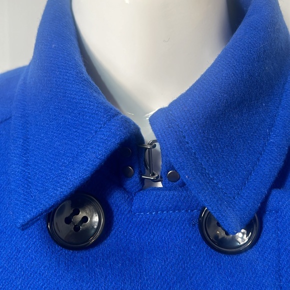 JCPENNY WOOL MIX BLUE DOUBLE BREASTED PEA JACKET IN SIZE LARGE - Picture 6 of 9